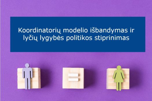 Startavo ESFA projektas, skatinantis lygias galimybes ir lyčių lygybę Lietuvoje